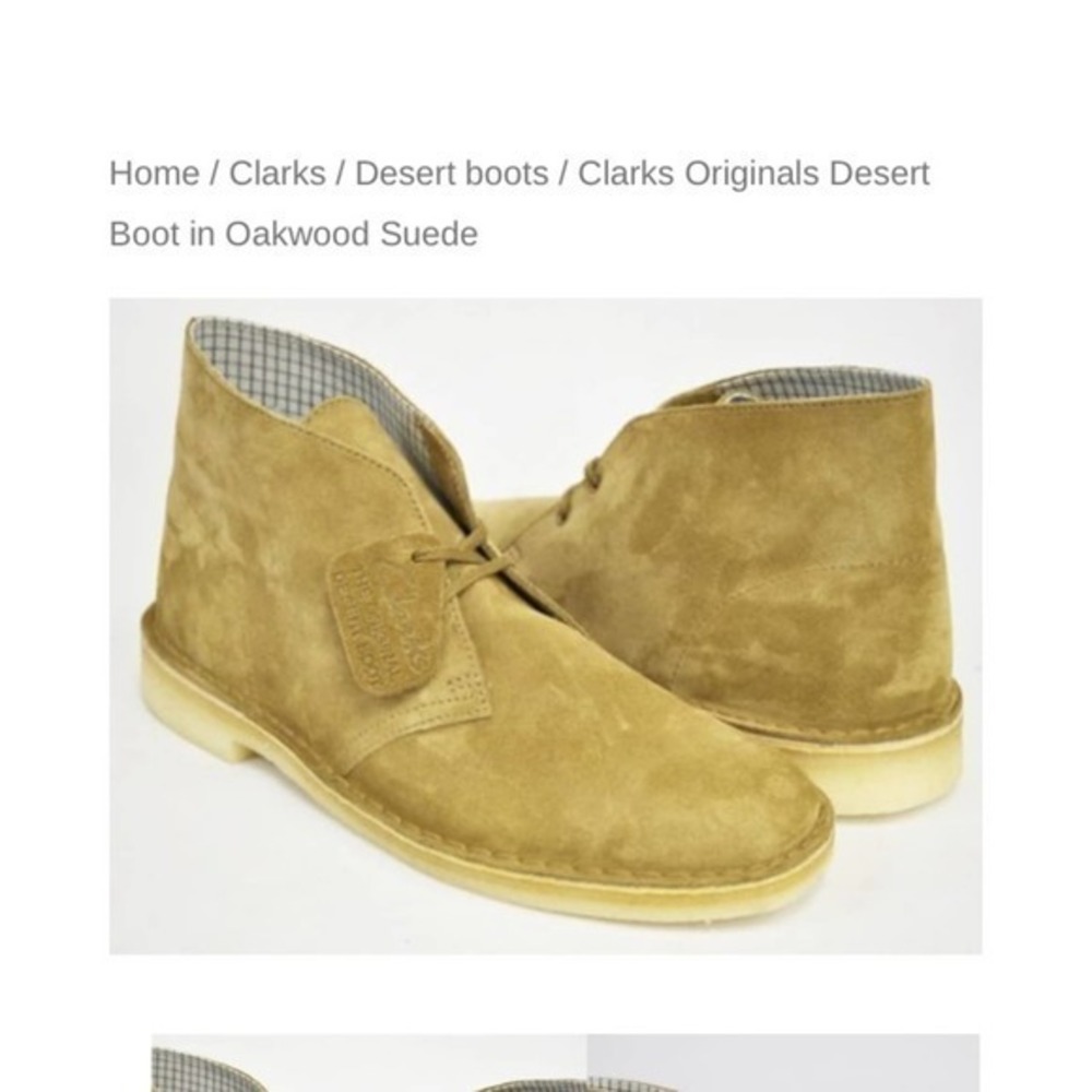 Clarks Original Desert Boot Oakwood Suede